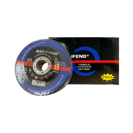 Disc de taiat din metal 115x6mm 5 Buc 9-119
