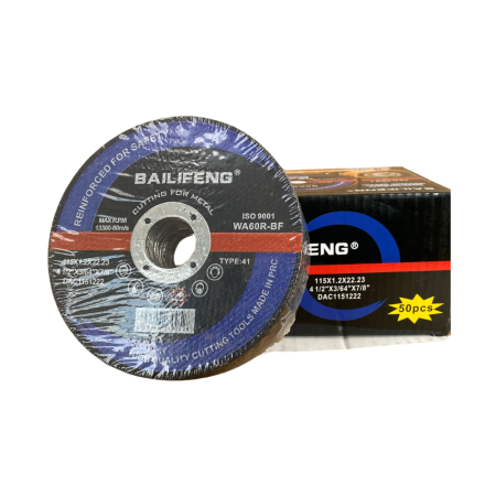 Disc de taiat din metal 115x1.2mm 25 Buc 9-117