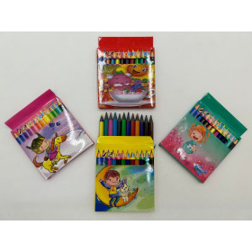 Creioane colorate mici 12 buc/set