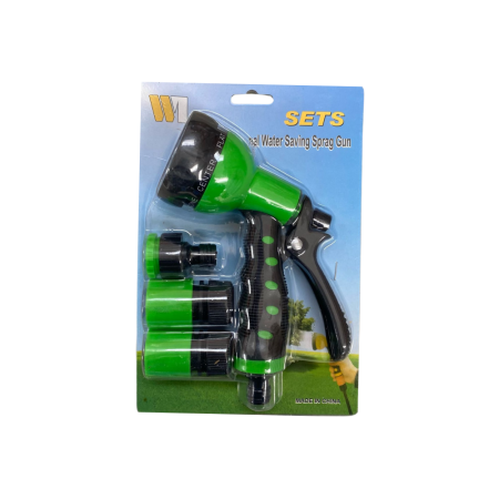 Set pistol din plastic cu adaptori pentru furtun 11-27