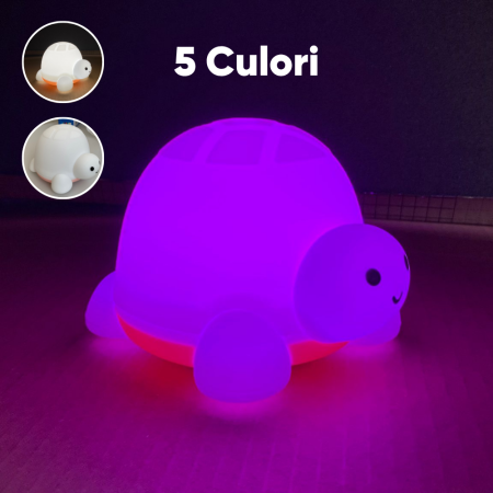 Veioza Silicon LED Colorata cu Acumulator – 12-8