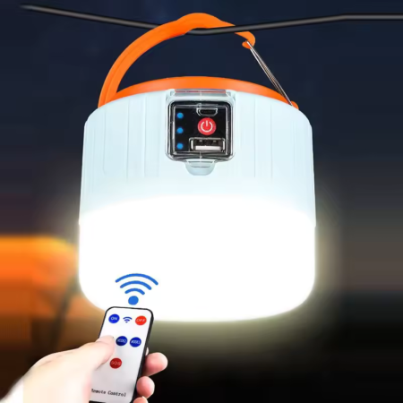 Lampa LED Portabila cu Telecomanda si Acumulator – 12-9