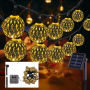 Ghirlanda Solara Globuri Metalice 7m cu 50 LED – 12-13