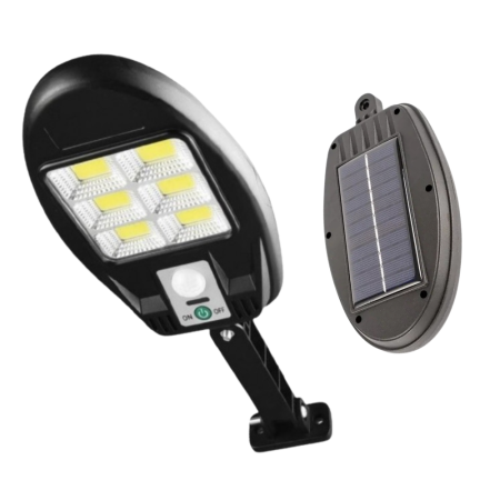 Lampa solara de perete cu 48 LED COB si senzor – 12-33