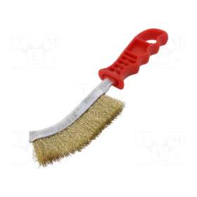 Perie sarma metal cu maner plastic 13-50