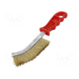 Perie sarma metal cu maner plastic 13-50