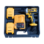 Trusa bormasina cu acumulator 36V+ 2 baterii 13-2